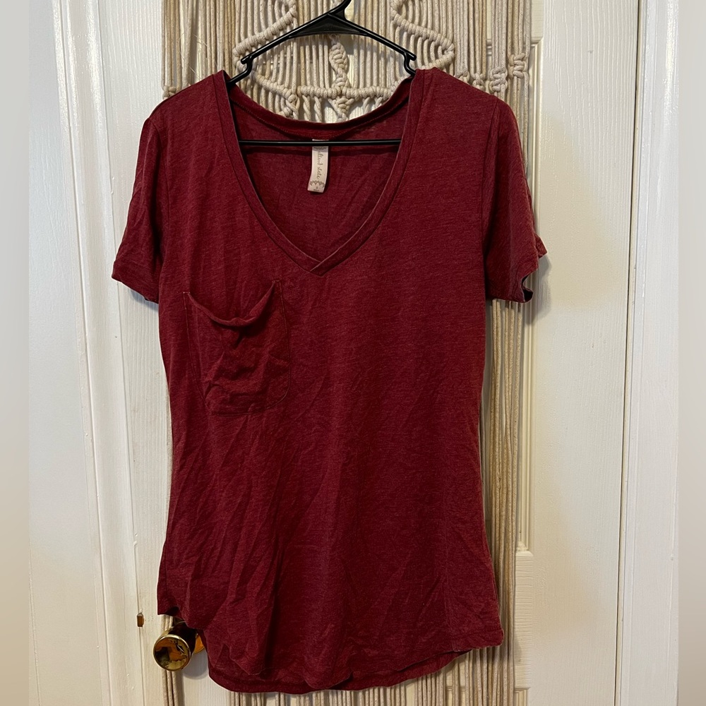 Altar’d State V-Neck Pocket T-Shirt